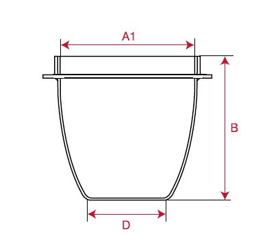 Leco crucible drawing