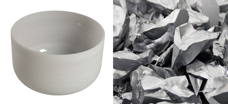 Quartz ceramic crucible