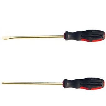 BE0952 Beryllium Copper Spark-Proof Screwdriver(Slotted/Phillips)