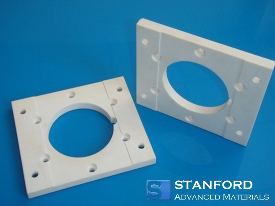 NR2081 Aluminum Nitride Custom Machined Parts